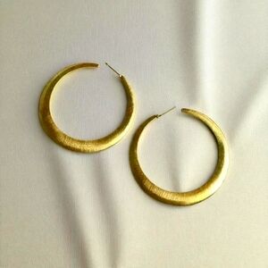 Gold tone earrings
